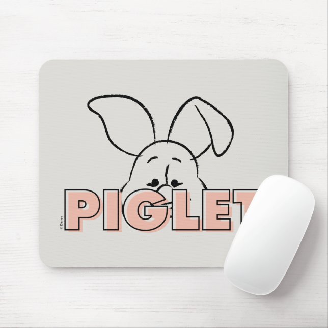 Tapis De Souris Winnie l'Ooh | Piglet Peek-A-Boo (Avec souris)
