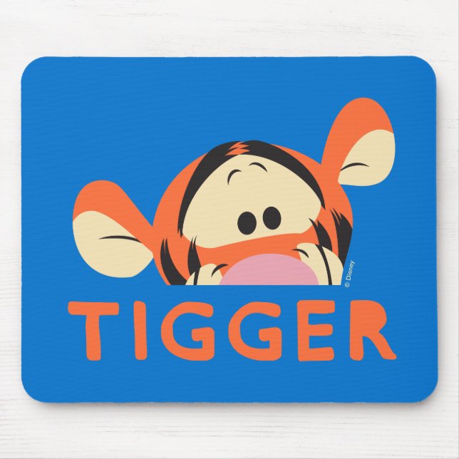Tapis De Souris Winnie l'Ooh | Tigre Peek-a-Boo (Devant)