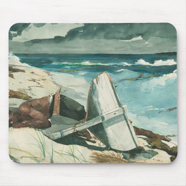 Tapis De Souris Winslow Homer - Après l'ouragan, Bahamas (Devant)
