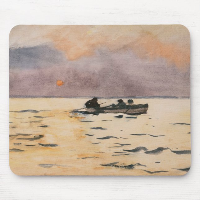 Tapis De Souris Winslow Homer - Rowing Home (Devant)