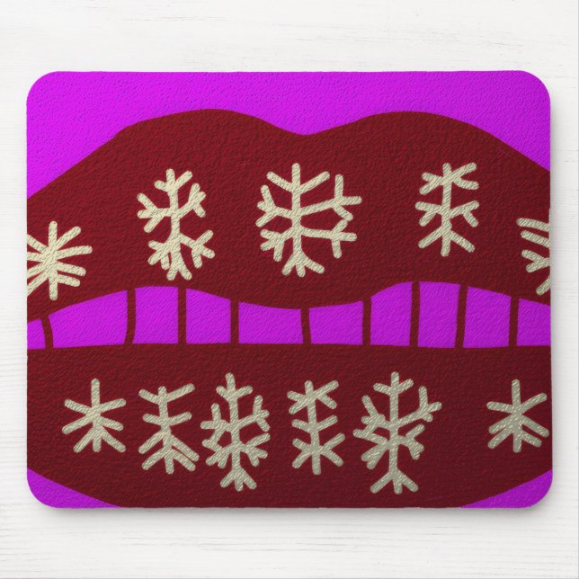 Tapis De Souris Winter Holiday Smile (Devant)