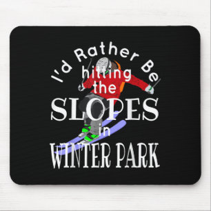 Tapis De Souris Winter Park Colorado Je préférerais dévaler la pou