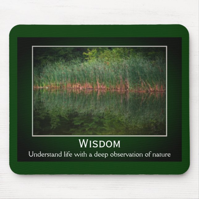 Tapis De Souris Wisdom Cattails Inspiration (Devant)