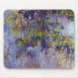 Tapis De Souris Wisteria (moitié gauche) par Claude Monet