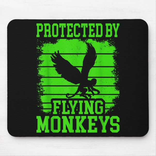 Tapis De Souris Witch Get My Flying Monkeys  (Devant)