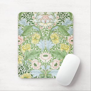 Tapis De Souris Wm Morris Myrtle Floral Art Nouveau Lumineux