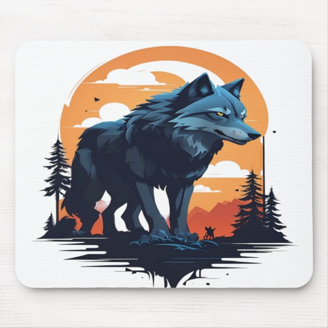 Tapis De Souris Wolf 06 (Devant)