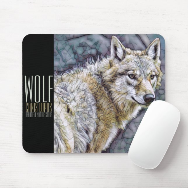 Tapis De Souris Wolf [Mouse pad] (Avec souris)