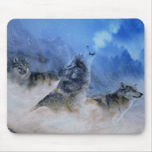 Tapis De Souris Wolf Spirits
