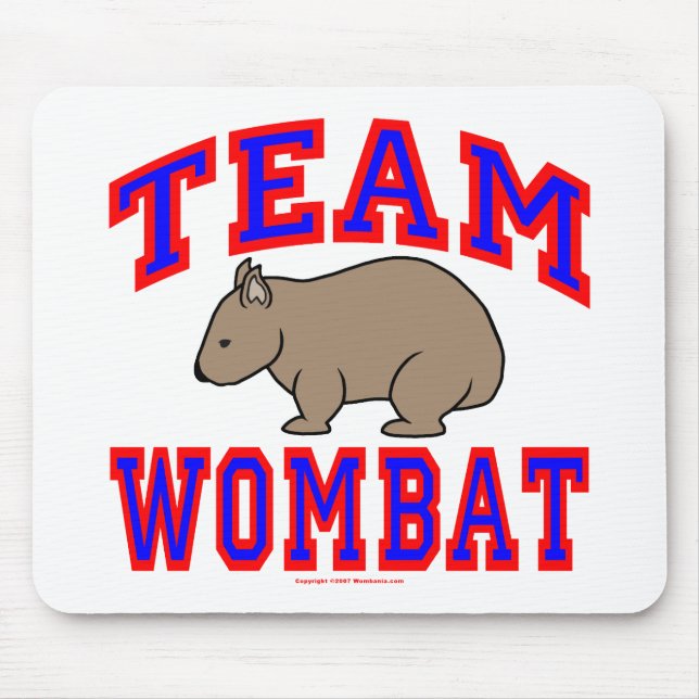 Tapis De Souris Wombat VI d'équipe (Devant)