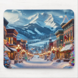 Tapis De Souris Wonderland d'hiver en Crested Butte, Colorado