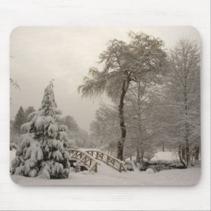 Tapis De Souris Wonderland Mousepad Cadeaux du Pont des Neiges