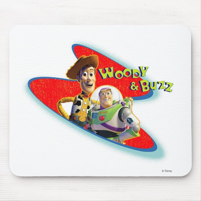 Tapis De Souris Woody et Buzz de Toy Story (Devant)