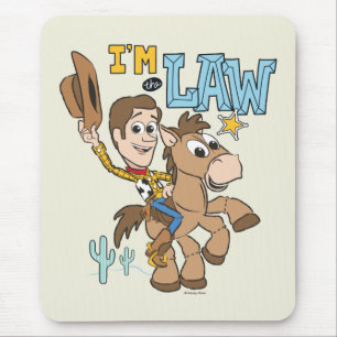 Tapis De Souris Woody "Je suis la loi"