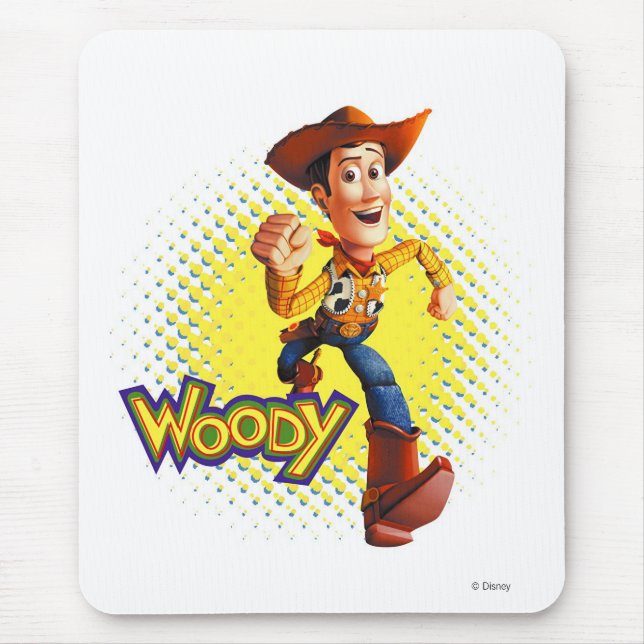 Tapis De Souris Woody Sheriff Cowboy Disney (Devant)