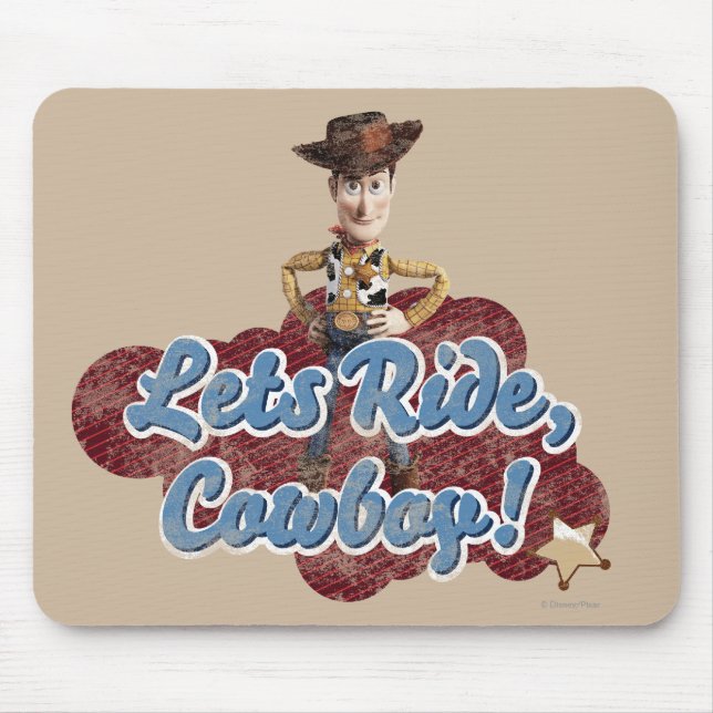 Tapis De Souris Woody : Voyons, Cowboy (Devant)