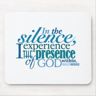 Tapis De Souris Word® quotidien "silence" Mousepad