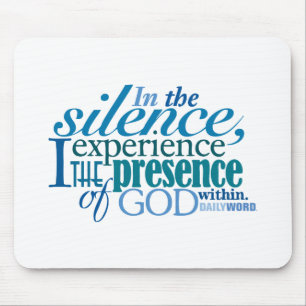 Tapis De Souris Word® quotidien "silence" Mousepad