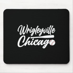 Tapis De Souris Wrigleyville Chicago Baseball américain