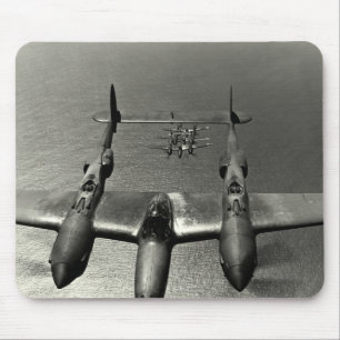 Tapis De Souris WWII P-38 Lightnings