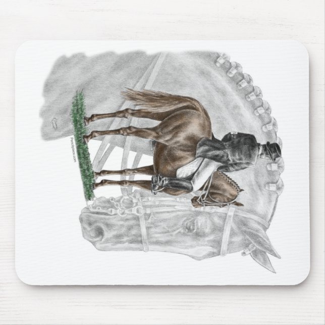 Tapis De Souris X-Halt Salute Dressage Horse (Devant)