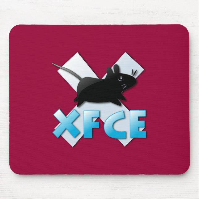 Tapis De Souris Xfce Linux Mousepad (Devant)