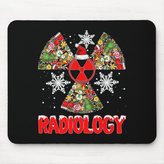 Tapis De Souris Xmas Radiology Christmas Radiologist Xray Tech Cut (Devant)