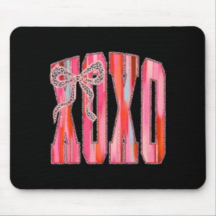 Tapis De Souris Xoxo Arc Léopard Drôle Coquette Nk Saint-Valentin