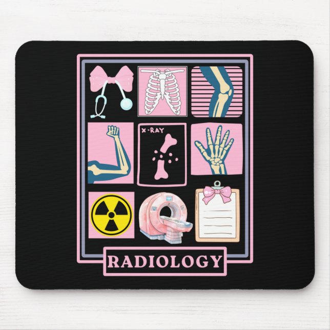 Tapis De Souris Xray Rad Tech Radiology Healthcare Appreciation Te (Devant)