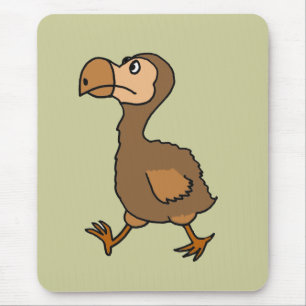 Tapis De Souris XX conception hilare d'oiseau de dronte