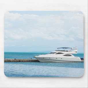 Tapis De Souris Yacht à l'amarrage