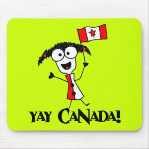 Tapis De Souris Yay Canada ! Mousepad