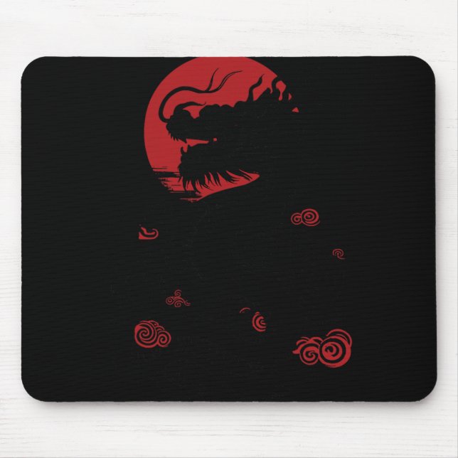 Tapis De Souris Year Of Dragon Chinese New Year 2024  (Devant)