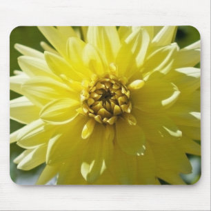 Tapis de souris Yellow Dahlia