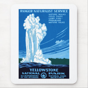 Tapis De Souris Yellowstone National Park