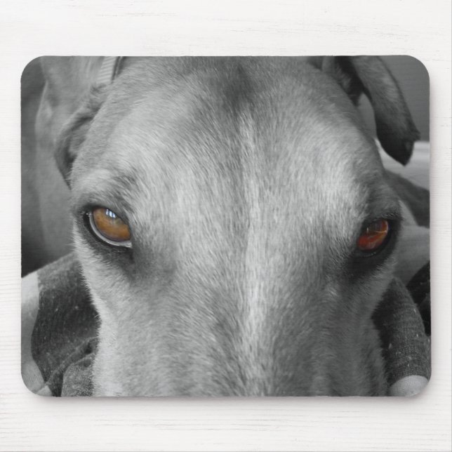 Tapis De Souris Yeux de lévrier (Devant)