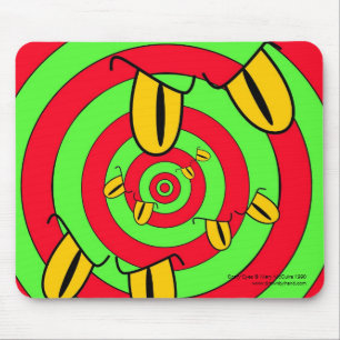 Tapis De Souris Yeux effrayants Mousepad