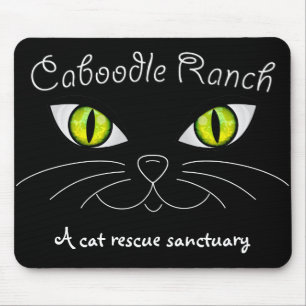 Tapis De Souris "Yeux lumineux" Mousepad foncé