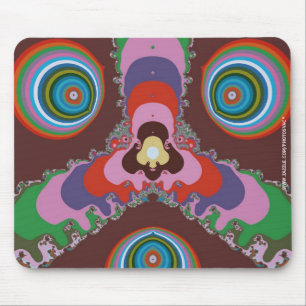 Tapis De Souris Yeux psychédéliques