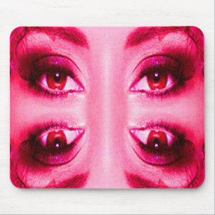 Tapis De Souris Yeux Rouges