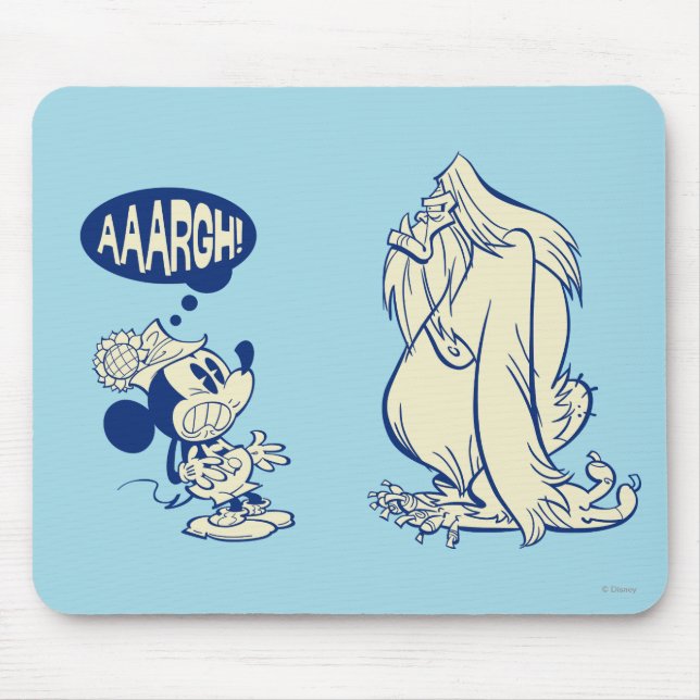 Tapis De Souris Yodelberg | Mickey et Yeti (Devant)