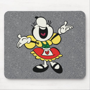 Tapis De Souris Yodelberg Minnie Chantant les bras levés