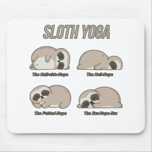 Tapis De Souris Yoga de paresse
