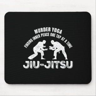 Tapis De Souris Yoga Meurtrier Jiu-jitsu Paix Intérieure Grappling