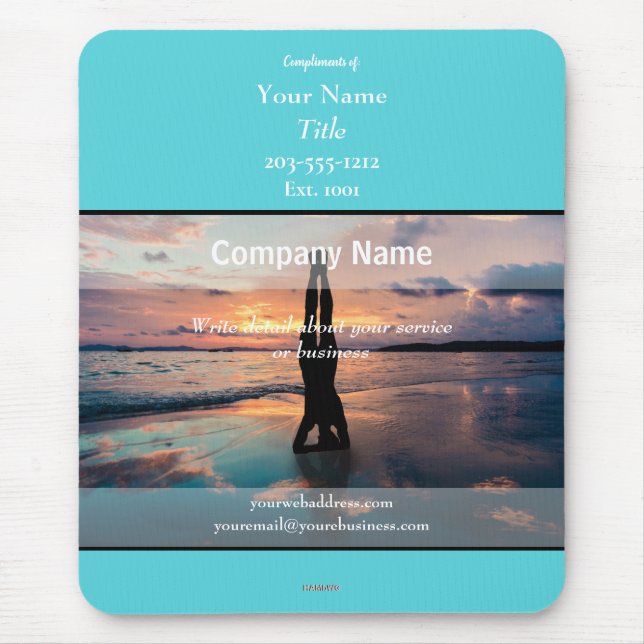 Tapis De Souris Yoga Mousepad - HAMbyWG (Devant)