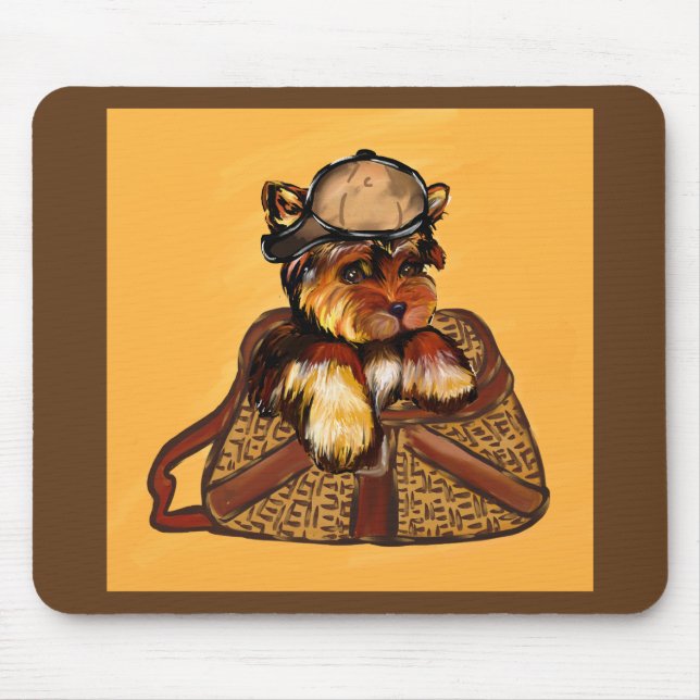 TAPIS DE SOURIS YORKIE POO (Devant)