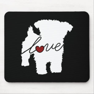 Tapis De Souris Yorkiepoo (Yorkie / Poodle) Amour