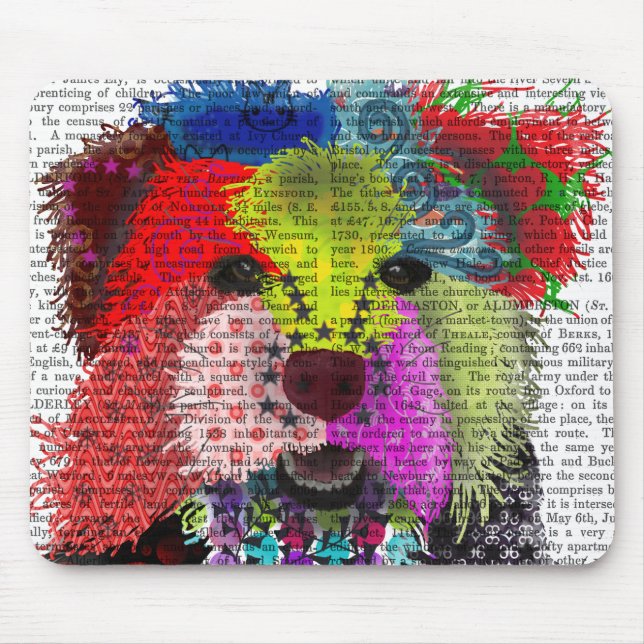 Tapis De Souris Yorkshire Terrier - Patchwork (Devant)