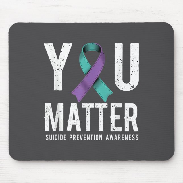 Tapis De Souris You Suicide Prevention Awareness  (Devant)