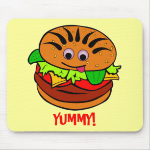 Tapis De Souris Yummy Hamburger